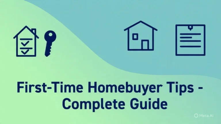 First-Time Home-buyer Tips: A Complete Guide for Beginners