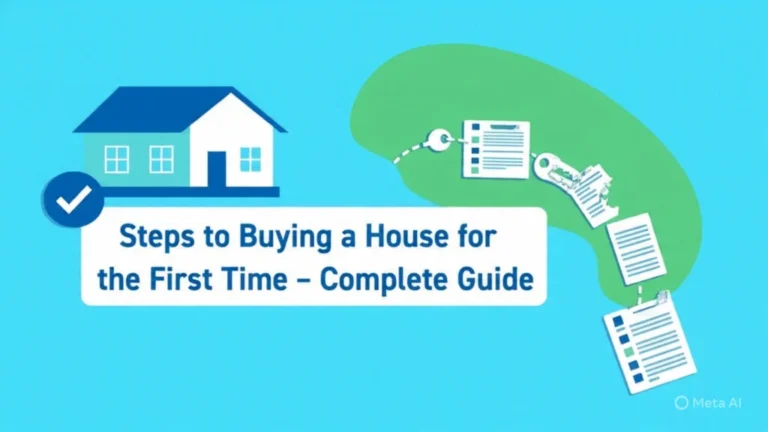 Steps to Buying a House for the First Time – Complete Guide