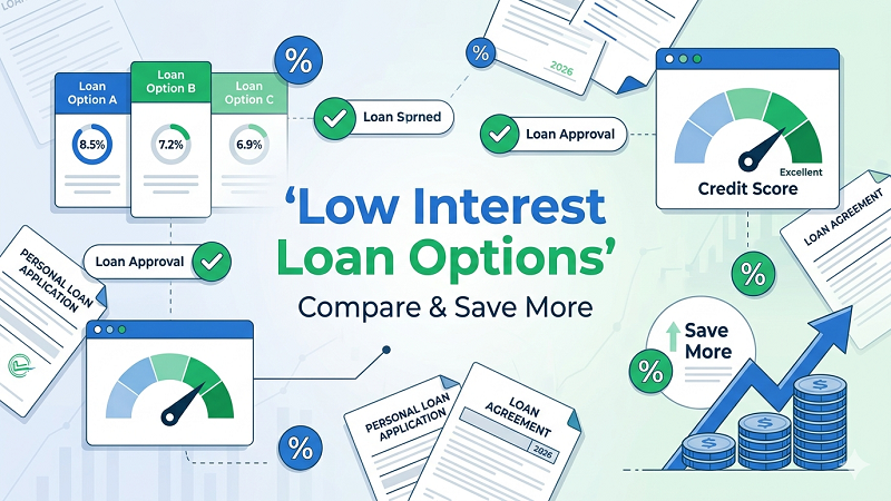 Comparison of low interest personal loan options in the USA 2026
